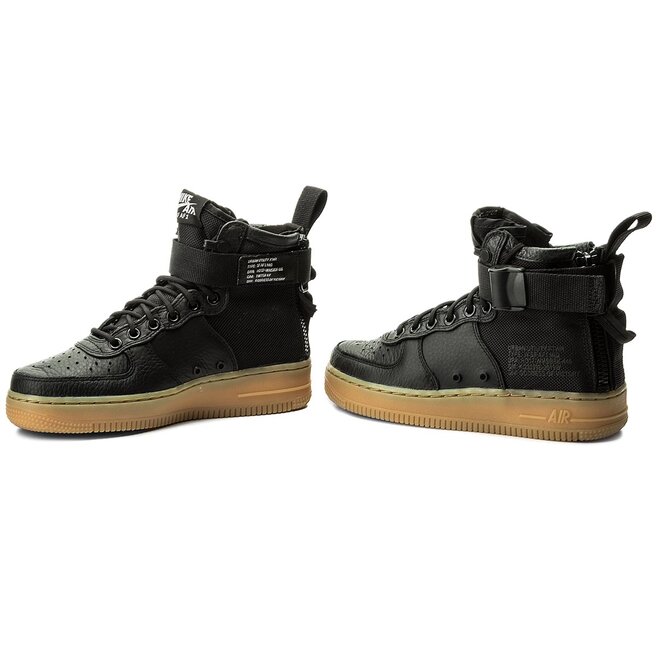 Batai Nike Sf Af1 Mid AA3966 002 Black/Black/Gum Light Brown •  Www.eavalyne.lt