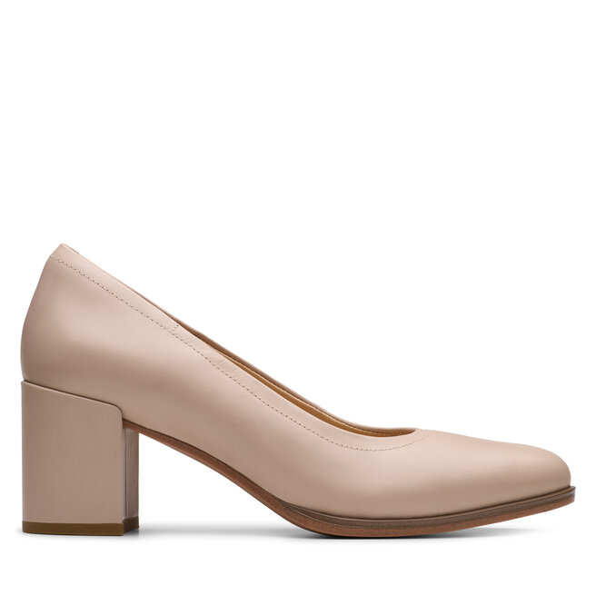 Półbuty Clarks Freva 55 - Beżowy
