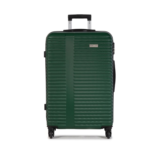 Valiză Medie Rigidă Semi Line T5521-5 Verde epantofi-Accesorii-Valize imagine super redus 2022