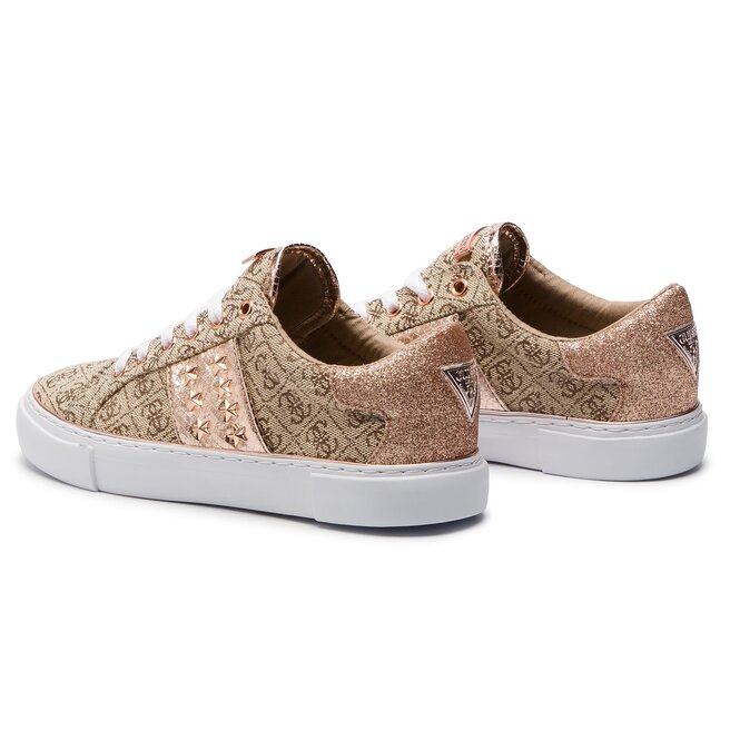 GUESS Damen Sneakers FLTKOR FAL12 KORENZO - Beige Brown Crepe Sohle