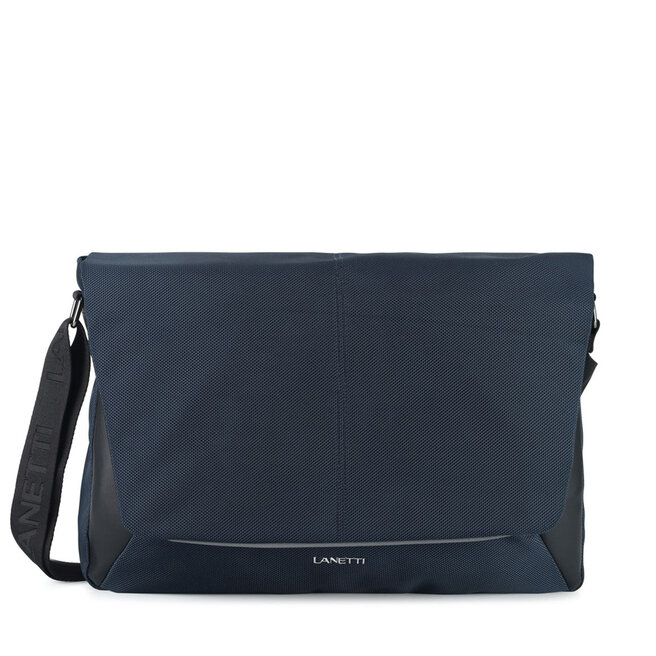 Torba na laptopa Lanetti - Granatowy