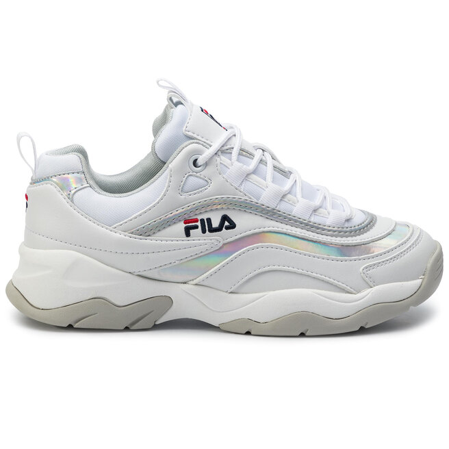 fila white silver