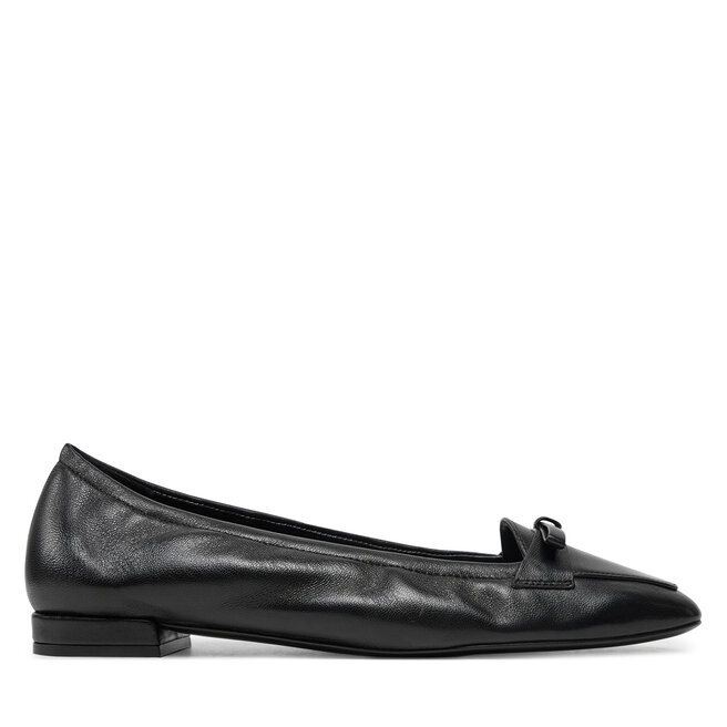 Baleriny Stuart Weitzman Tully Loafer - Czarny