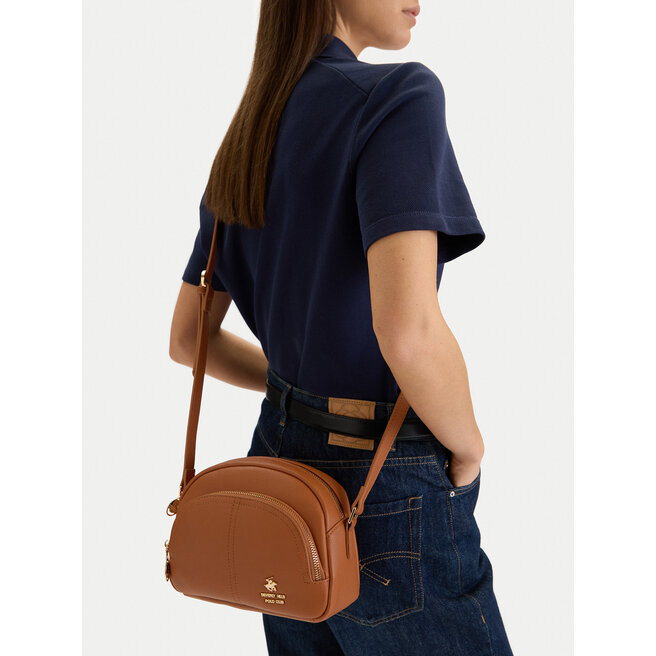 Torebka Beverly Hills Polo Club CEO-BHPC-C-013-09 Brązowy -