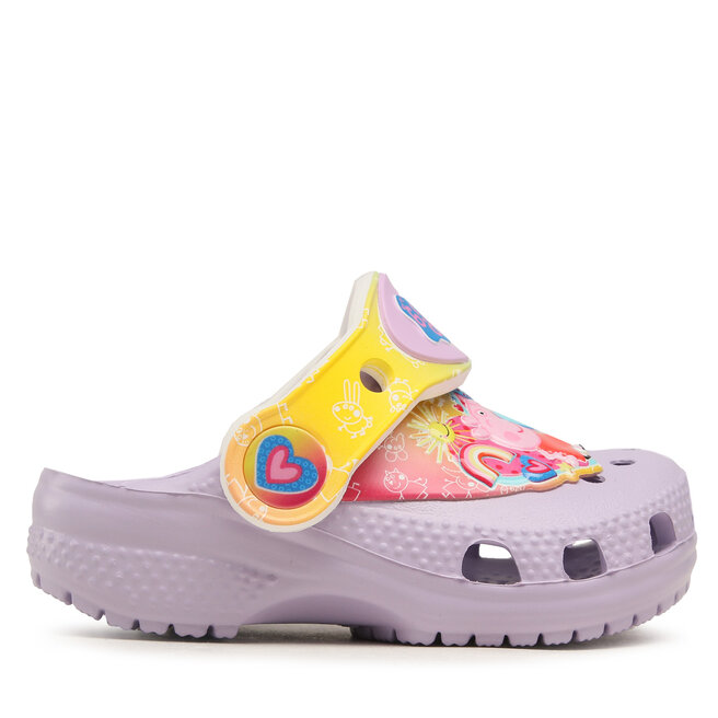 Klapki Crocs Cls Fl Iam Peppa Pig Cgt - Fioletowy