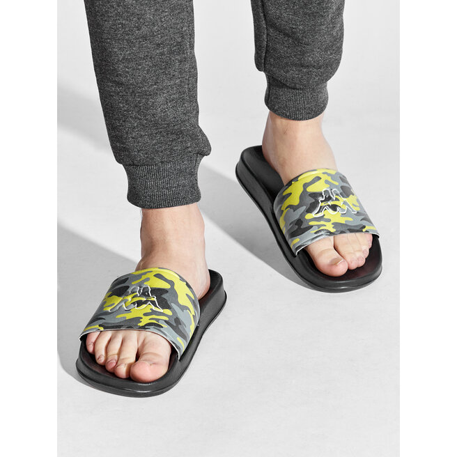 Kappa Șlapi Kappa 243123CA Black/Lime