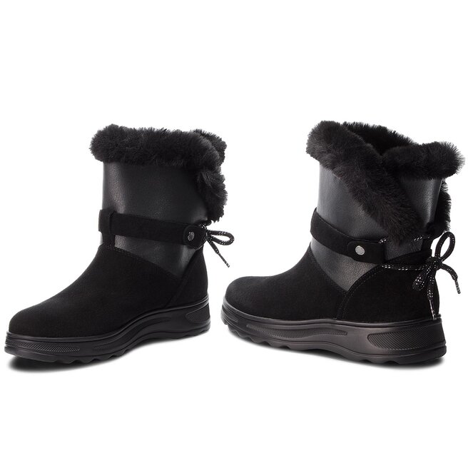 Botas de nieve Geox D Hosmos B Abx Black/Dk Grey | zapatos.es