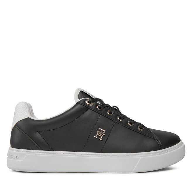 Sneakersy Tommy Hilfiger Essential Elevated Court Sneaker - Czarny