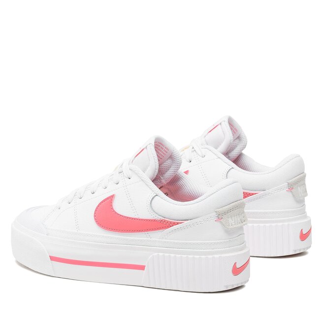 Nike Pantofi Nike Wmns Nike Court Legacy Lift DM7590 102 White/Sea Coral/Summit White