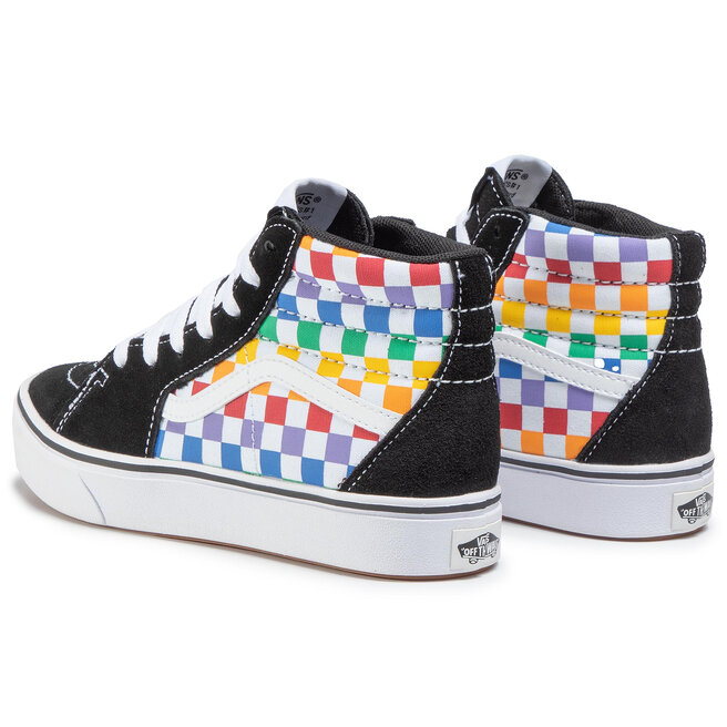 Sneakers Vans Comfycush Sk8 Hi VN0A4UVXU091 Checkerboard Rainbow