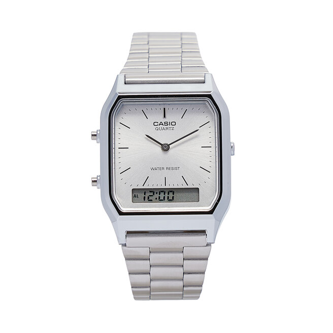 Zegarek Casio Vintage Maxi - Srebrny