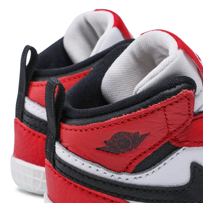 Skor Nike Jordan 1 Crib Bootie AT3745 163 White/Black/Varsity Red