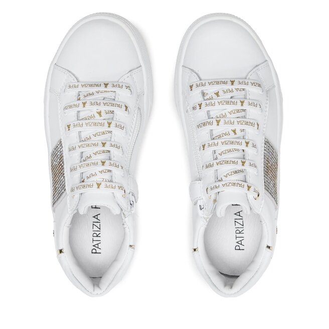 Patrizia Pepe Сникърси Patrizia Pepe PJ212.27 M Bianco/Platino