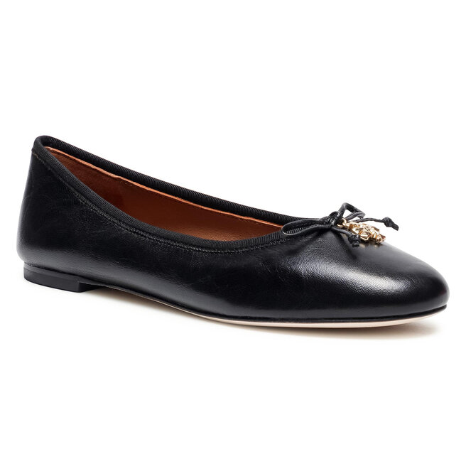 Tory Burch Balerini Tory Burch Tory Charm Ballet 71838 Perfect Black 006 1