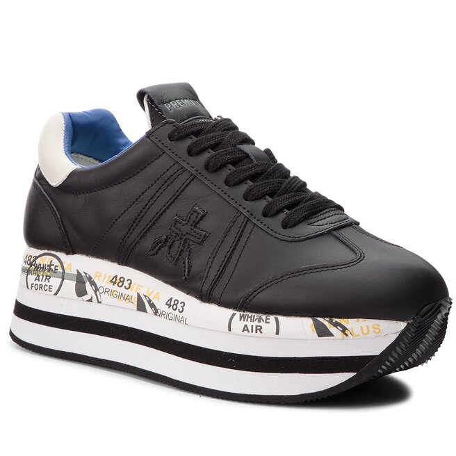 Sneakers Premiata Beth 1072 Noir chaussures
