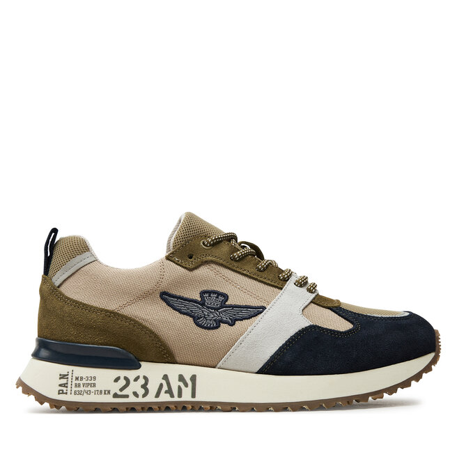 Sneakersy Aeronautica Militare - Khaki