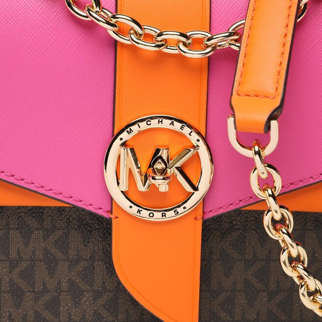 MICHAEL Michael Kors Kabelka MICHAEL Michael Kors Greenwich 32S1GGRC0B Apricot Mlti