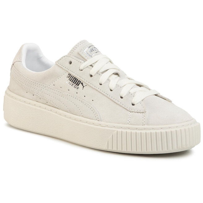 Espere Poner a prueba o probar Sur oeste Sneakers Puma Suede Platform Sd Jr 365698 02 White/Silver • Www.zapatos.es