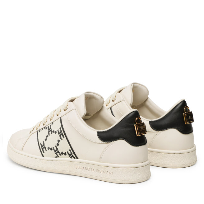 Elisabetta Franchi Сникърси Elisabetta Franchi SA-31G-31E2-V350 Burro/Nero E84