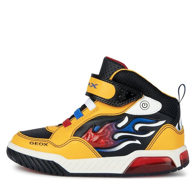 Geox Sportcipő Geox J Inek Boy J369CE 0BU11 C0066 S Yellow/Red