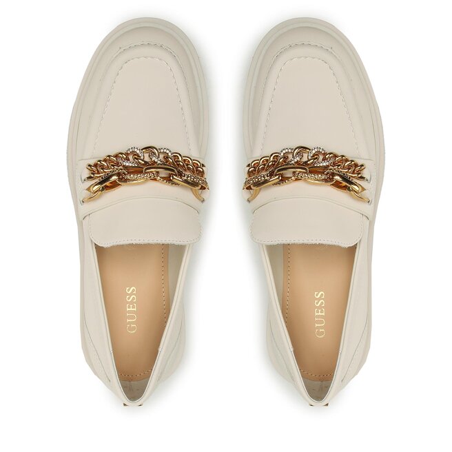 Guess Loaferek Guess Kabele FL5KBL LEA14 CREAM