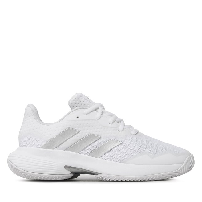 Buty do tenisa adidas Courtjam Control Clay - Biały