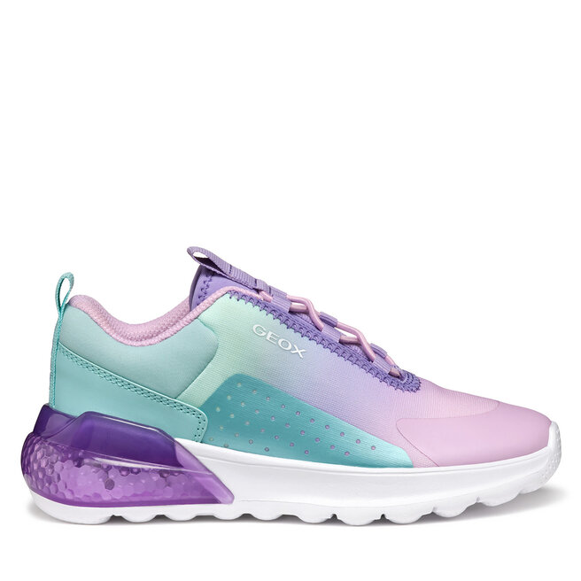 Sneakersy Geox J Activart Illuminus J45LZA 02A9J - D Różowy