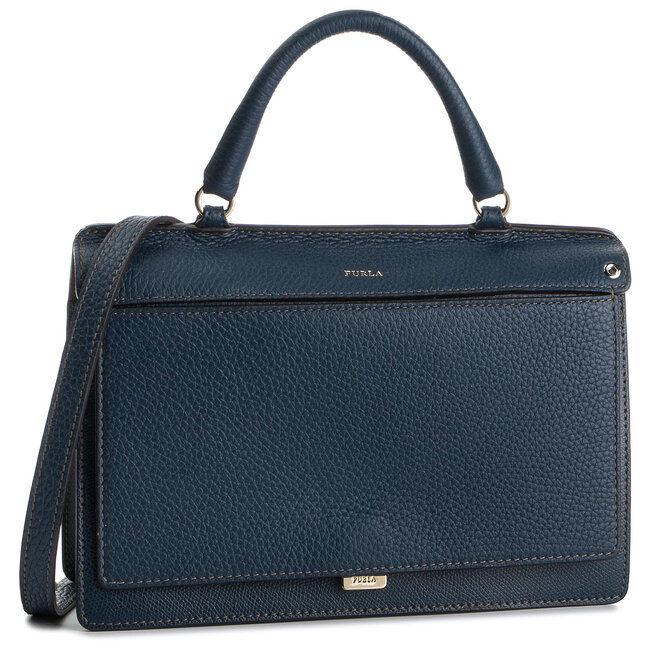 Sac furla top bleu marine