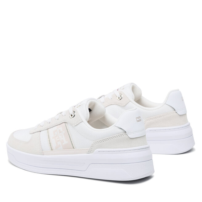 Tommy Hilfiger Sneakers Tommy Hilfiger Basket Sneaker With Webbing FW0FW06950 White YBS
