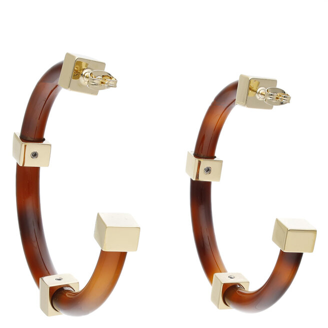 Elisabetta Franchi Обици Elisabetta Franchi OR-8MC-22E2-V220 Tartaruga