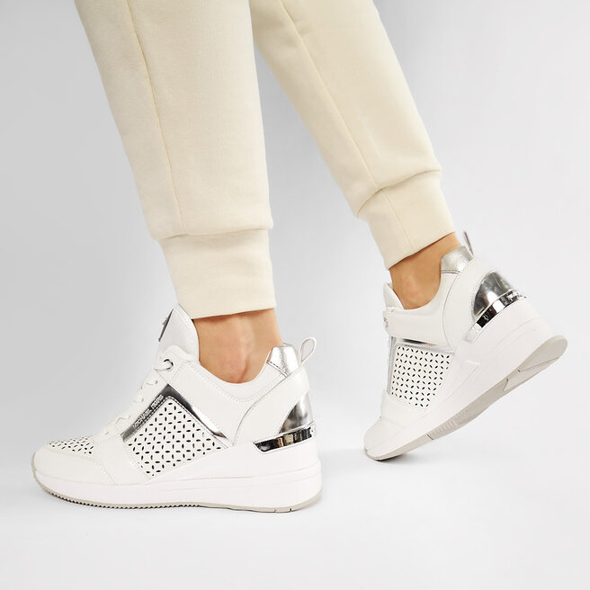 michael kors georgie trainer white