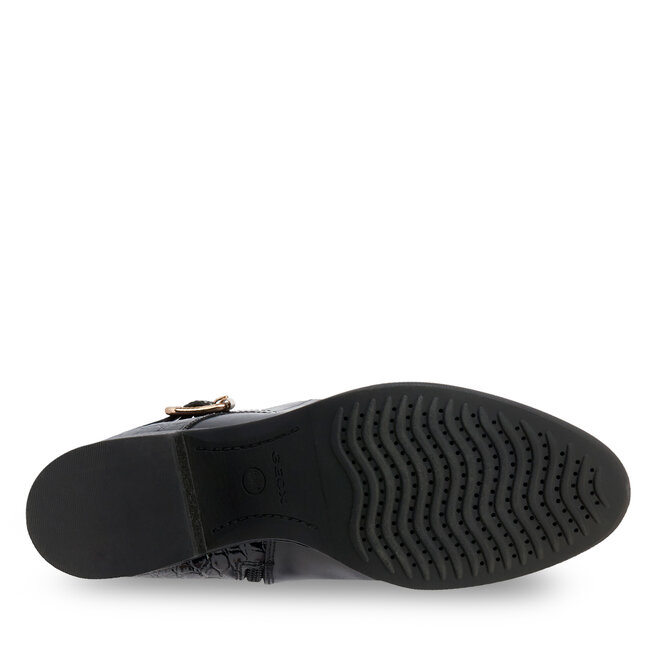 Oficerki Geox D Felicity D36G1A 04340 C9999 Black eobuwie .pl