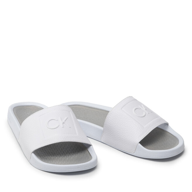 Calvin Klein Παντόφλες Calvin Klein Pool Slide Ergonomic HM0HM00651 Bright White YAF