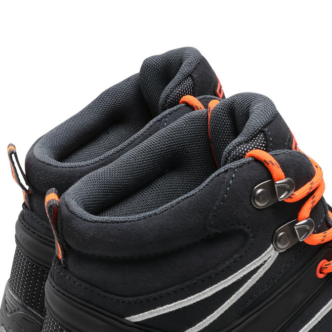 Παπούτσια πεζοπορίας CMP 3Q12947 56UE Antracite/Flash Wp Trekking Shoe Mid Orange Rigel