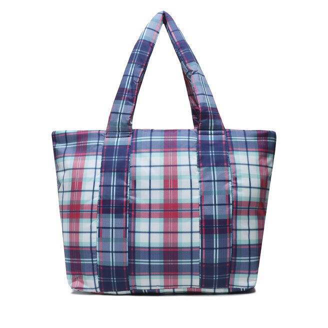 Tommy Jeans Kabelka Tommy Jeans Tjw Hype Cons Travel Tote Tartan AW0AW14428 0GY