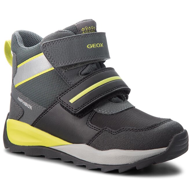 Botas de Geox J Orizont Abx A J840BA 011BC C0802 S Black/Lime • Www.zapatos.es
