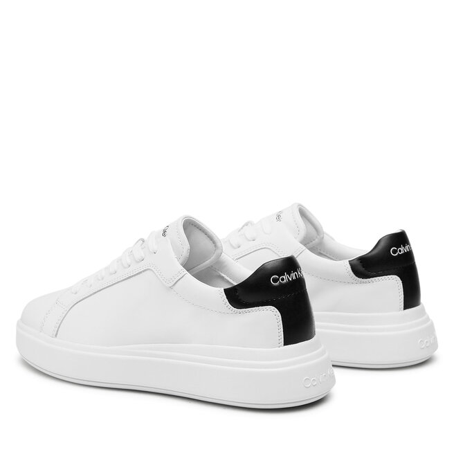 Calvin Klein Sneakers Calvin Klein Low Top Lace Up HM0HM00292 White/Black 0K6