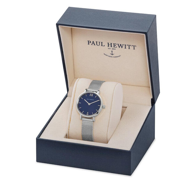 Paul Hewitt Часовник Paul Hewitt PH-SA-S-XS-B-45S Silver/Silver