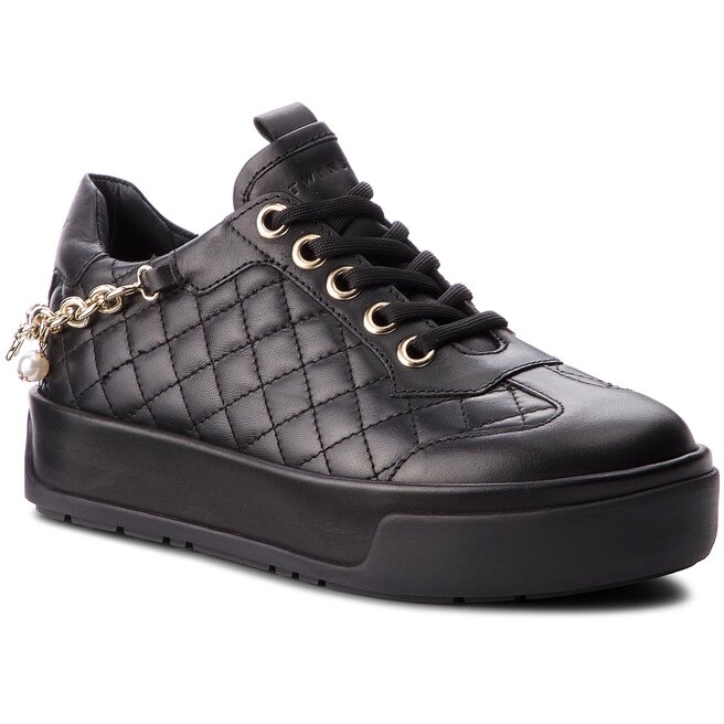 Twinset Beige Polyurethane Women Sneaker