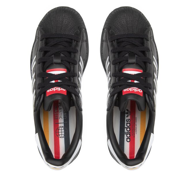 adidas Обувки adidas Superstar J HQ9967 Cblack/Ftwwht/Tmpwrd