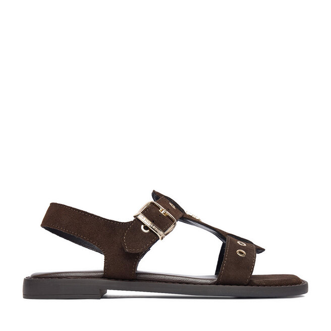 Sandały U.S. Polo Assn. EO-ALYS001W/6S1 Brązowy ciemny - kobiece