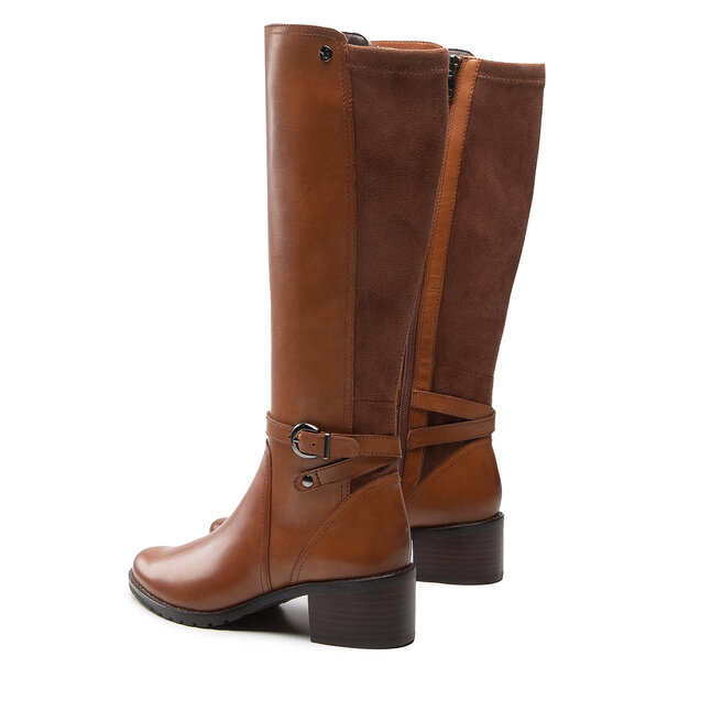 Caprice Kozačky Caprice 9-25520-29 Cognac Comb 313