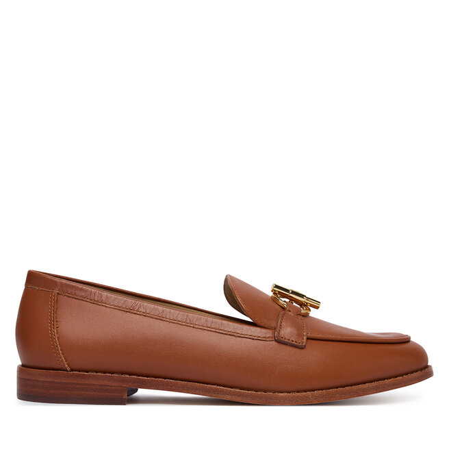 Loafersy LAUREN RALPH LAUREN 802P10534002 Brązowy - kobiece