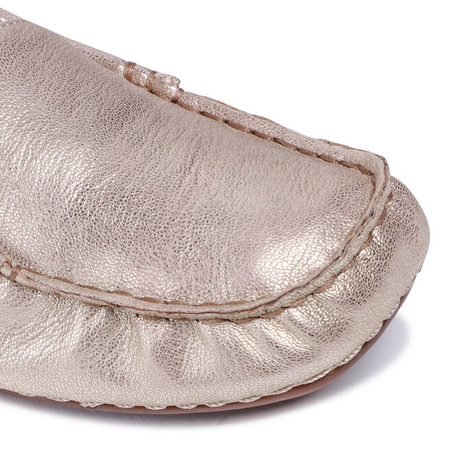 Clarks Mokasíny Clarks Freckle Walk 261657474 Champagne Leather