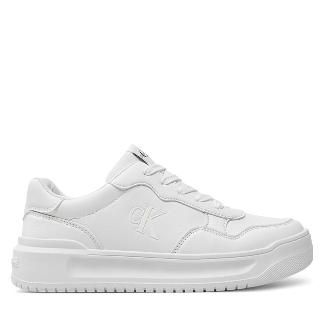 Sneakersy Calvin Klein Jeans Low Cut Lace-Up Sneaker - S Biały