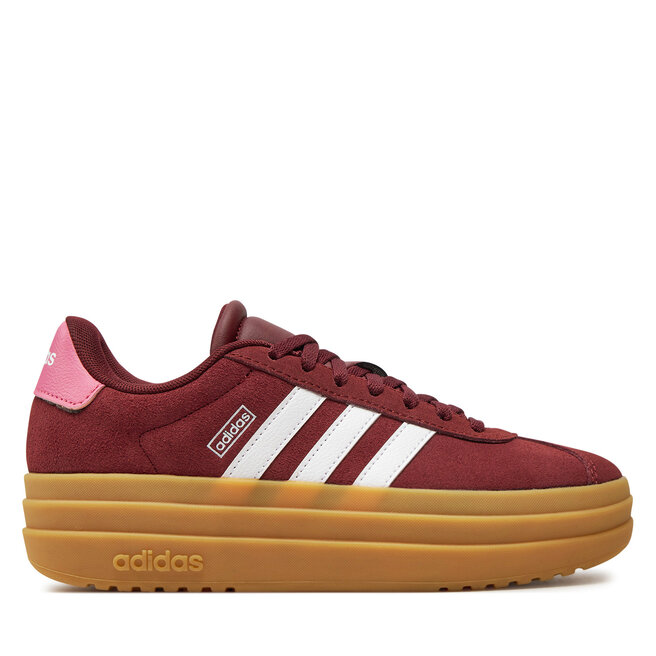 Sneakersy adidas VL Court Bold Lifestyle Kids IH4780 Bordowy - dziewczęce