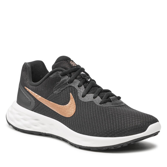 Pantofi Nike Revolution 6 Nn DC3729 005 Black/Mtlc Coppercoin 005 imagine noua