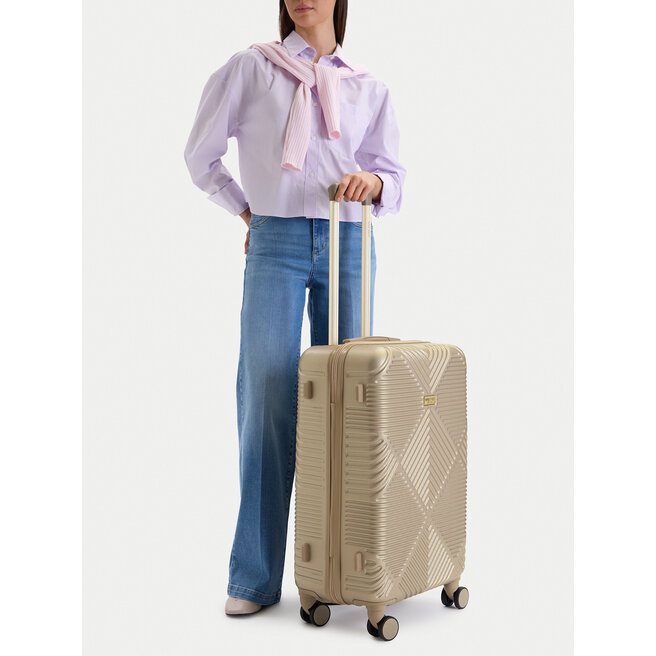 Walizka średnia Nine West CEO-NW-M-002-09 GOLD Złoty -