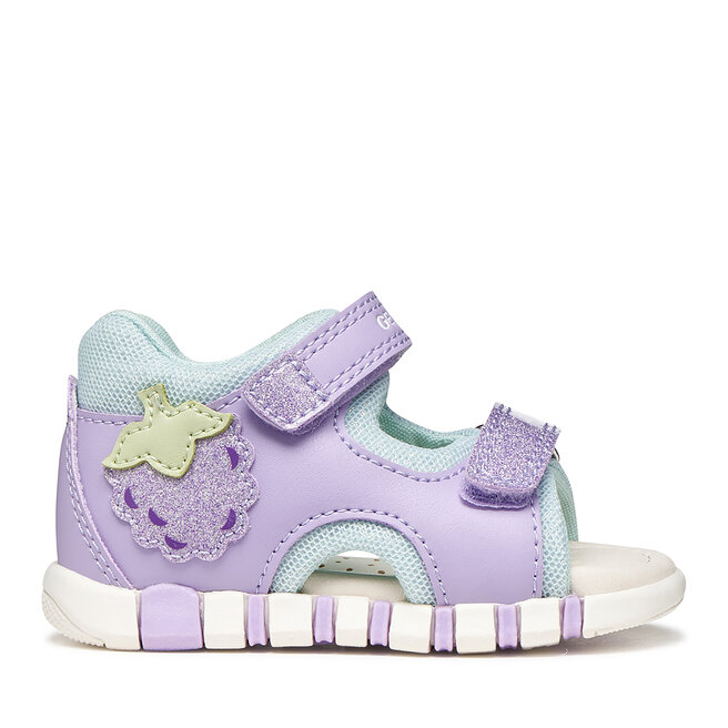 Sandały Geox B Sandal Iupidoo Gir B6517A 054GN C8037 Fioletowy - dziewczęce
