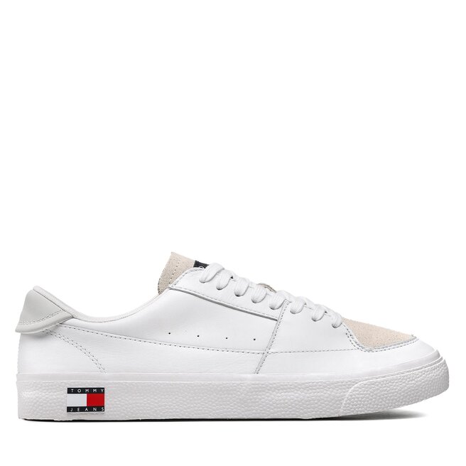 Sneakersy Tommy Jeans Vulcanized Ess - Biały